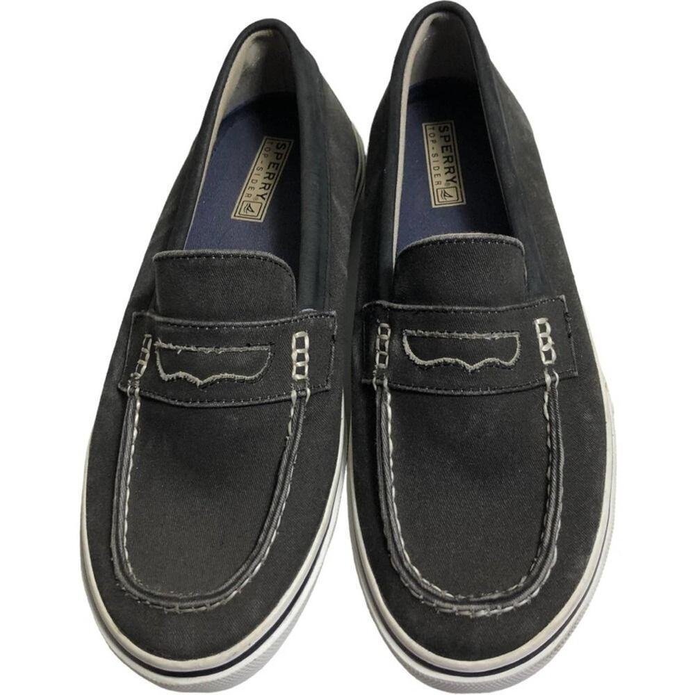 Sperry Top-Sider Gray Canvas Loafers